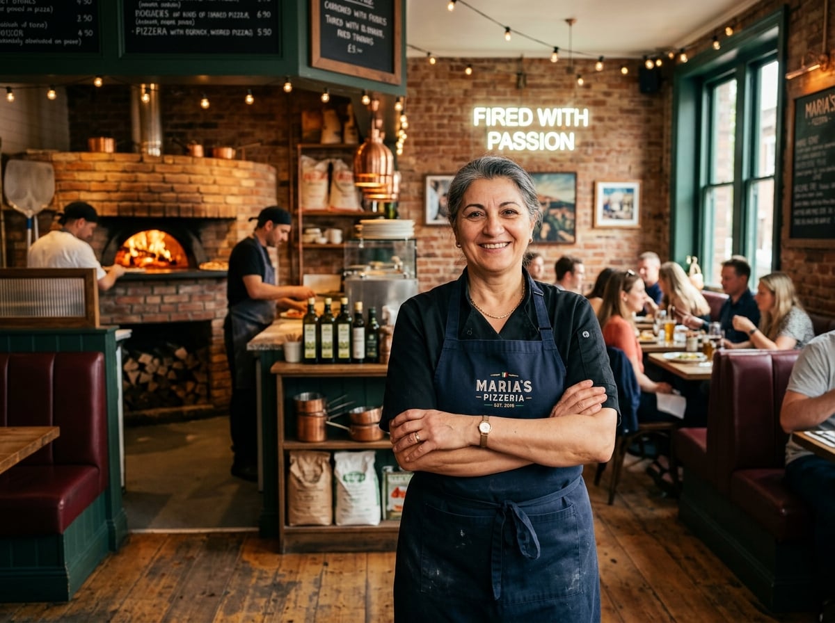 Dueño orgulloso de franquicia Luna's Pizzeria